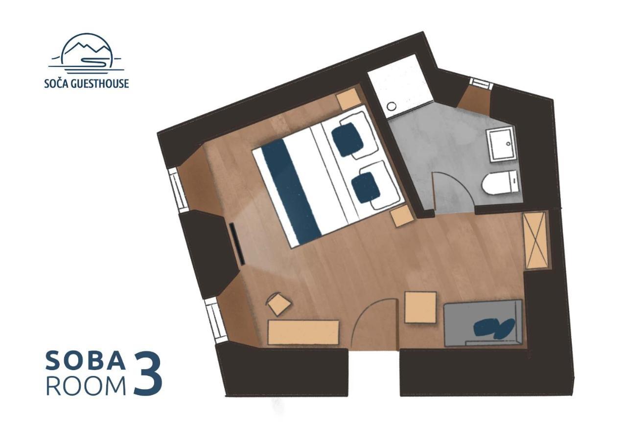 Soca Guesthouse Kanal Экстерьер фото